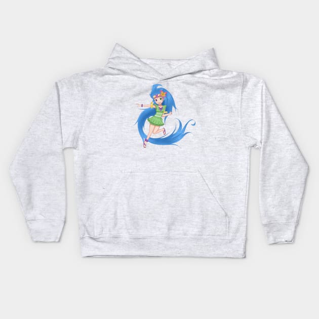 Pool Party Zoe Kids Hoodie by Ghosyboid